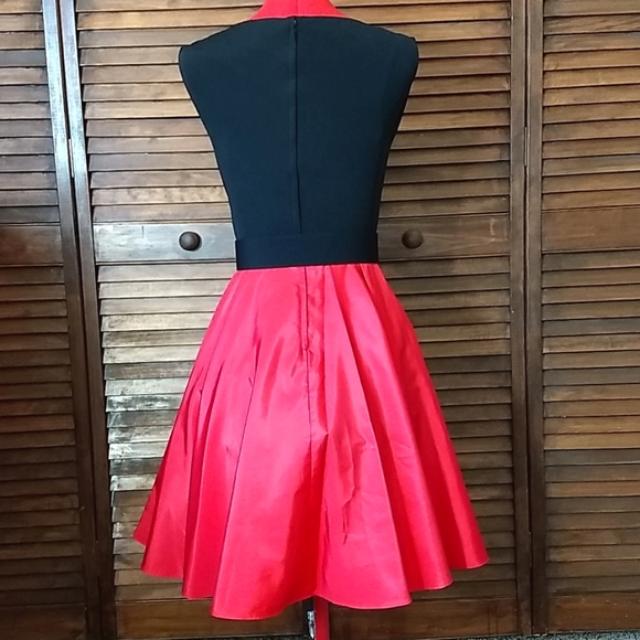 Red and Black Party Dress - Picture 2 of 6